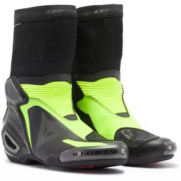 Dainese AXIAL 2 Fluo Black Yellow Motorcycle Racing мотоботинки
