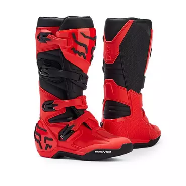 Fox Youth Comp мотоботинки Fluo Red Красный