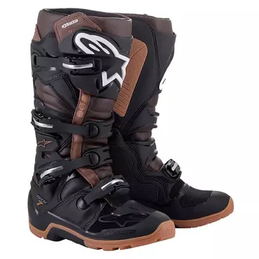 Alpinestars Tech 7 Enduro мотоботинки Black Brown Коричневый