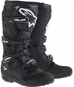 Cross Enduro Motorcycle мотоботинки Alpinestars Tech 7 Black