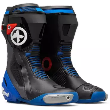 XPD XP9-S Track Motorcycle Racing мотоботинки Black Blue