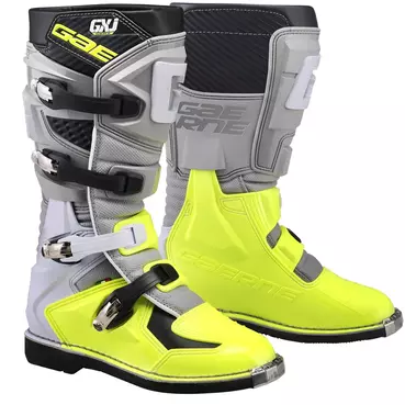 Gaerne Gxj Kid мотоботинки Grey Yellow Желтый