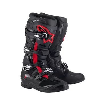 Alpinestars Tech 7 25 мотоботинки Black Red Черный