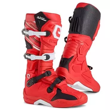 Eleveit X PRIVILEGE Red Motorcycle Cross Enduro мотоботинки