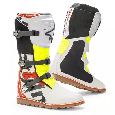 Stylmartin Impact Pro.2 мотоботинки White Red Yellow Белый