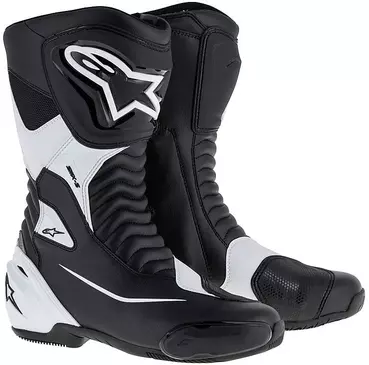 Tourism Motorcycle мотоботинки Alpinestars SMX S Black White