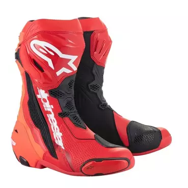 Alpinestars Supertech R мотоботинки Red Fluo Красный