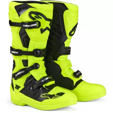 Alpinestars TECH 5 Motocross Enduro мотоботинки Yellow Fluo Black
