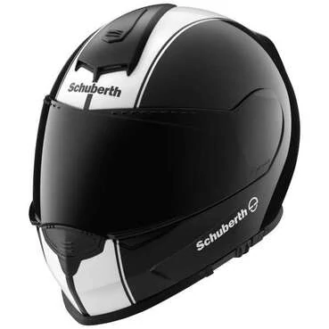 Schuberth S2 Lines черно-белый мотошлем