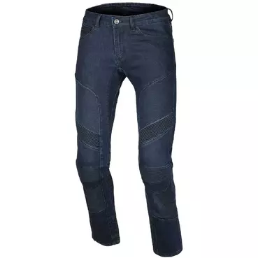 Macna Livity Dark Blue Moto Jeans - Cropped