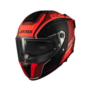 AXXIS FF122SV Hawk SV EVO Titan B5 Matt Red мотошлем красный матовый