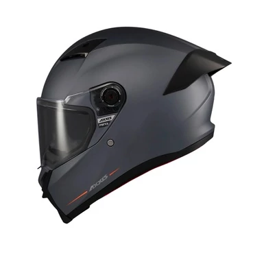 AXXIS FF132 Fenix Solid A12 Matt Gray мотошлем серый матовый