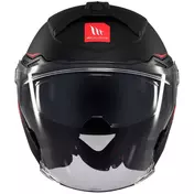 MT Мотошлемss COSMO SV SOLID A1 Matt Black Motorcycle Jet Мотошлем