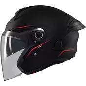 MT Мотошлемss COSMO SV SOLID A1 Matt Black Motorcycle Jet Мотошлем