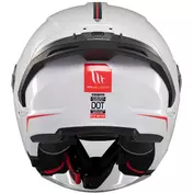 MT Мотошлемss COSMO SV SOLID A0 Jet Motorcycle Мотошлем Gloss White