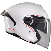 MT Мотошлемss COSMO SV SOLID A0 Jet Motorcycle Мотошлем Gloss White