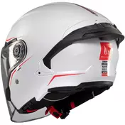 MT Мотошлемss COSMO SV SOLID A0 Jet Motorcycle Мотошлем Gloss White