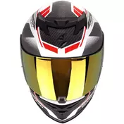 Scorpion EXO 520 EVO AIR LENA Full Face Motorcycle Мотошлем Matt White Red