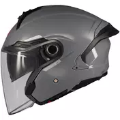 MT Мотошлемss COSMO SV SOLID A2 Glossy Gray Motorcycle Jet Мотошлем