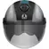 AGV ETERES LEVANTO Jet Motorcycle Мотошлем Black Silver Blue