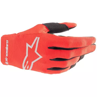 Alpinestars YOUTH RADAR Cross Enduro Motorcycle мотоперчатки Red Silver