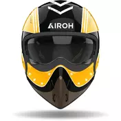 Airoh J110 COMMAND Jet Motorcycle Мотошлем Glossy Yellow