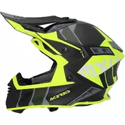 Acerbis X-Track 2206 Cross Enduro Motorcycle Мотошлем Black Yellow