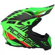 Acerbis X-Track 2206 Cross Enduro Motorcycle Мотошлем Green Black