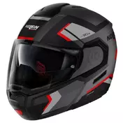 NOLAN N90-3 Lighthouse Modular Helmet Flat Lava Grey / Black / Red / Silver / Flat Black