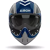 Airoh J110 COMMAND Octane Glossy Jet Motorcycle Мотошлем
