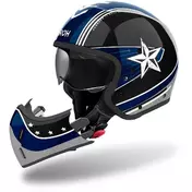 Airoh J110 COMMAND Octane Glossy Jet Motorcycle Мотошлем