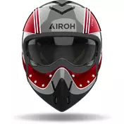 Airoh J110 COMMAND Burgundy Glossy Jet Motorcycle Мотошлем