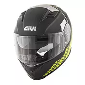 Integral Motorcycle Мотошлем Givi 50.5 TRIDION Magnus Black Yellow Fluo