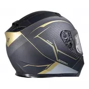 Integral Motorcycle Мотошлем Double визор Stormer ZS 801 Black Gold