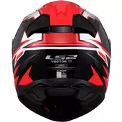 Full Face Motorcycle Мотошлем In HPFC LS2 FF811 VECTOR II BUNTRI Black Red
