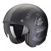 SCORPION Belfast EVO Spade open face helmet Matt Black / Silver