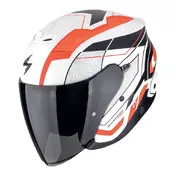 SCORPION EXO-Z1 Vue open face helmet Matt White / Red / Black