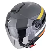 SCORPION EXO-City II Bee open face helmet Grey / Yellow / Black