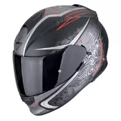 SCORPION EXO-491 Run full face helmet matt black / red