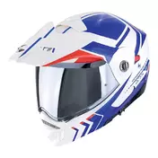 SCORPION ADX-2 Lewis modular helmet White / Blue / Red
