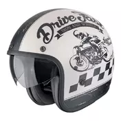 SCORPION Belfast EVO Drive Fast open face helmet Matt Cream / Black