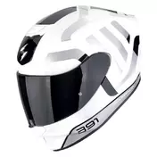 SCORPION EXO-391 Arok full face helmet white / black / silver