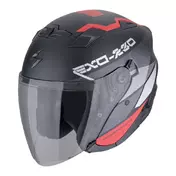 SCORPION EXO-230 Band open face helmet Matt Black / Red / Silver