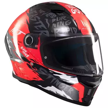MT Helmets Stinger 2 Ardent full face helmet Красно-черный