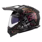 LS2 MX702 Pioneer II Rangi full face helmet Черный