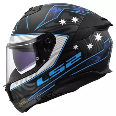 LS2 FF808 Stream II Galdam full face helmet Сине-черный