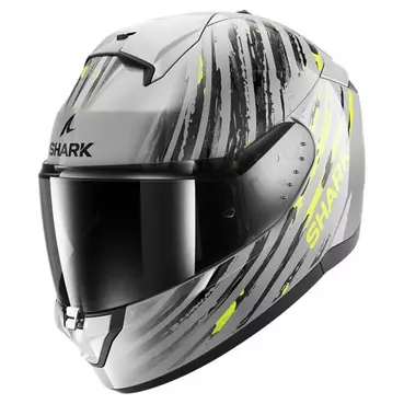SHARK Ridill 2 Assya full face helmet Silver / Anthracite / Yellow