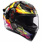 AGV K1 S Marco Bezzecchi 2023 E2206 full face helmet Black / Pink / Orange