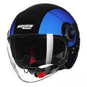 NOLAN N21 Visor 06 Bicromo open face helmet Gloss Black / Deep Blue / Blue