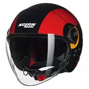NOLAN N21 Visor 06 Bicromo open face helmet Gloss Black / Red / Orange